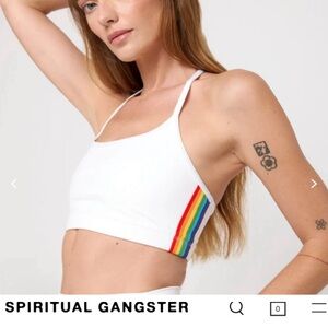 Spiritual Gangster T back sports bra M